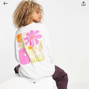 Topshop Motif Long Sleeve Shirt